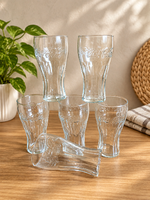 New Coca-Cola Glass Set (6 pcs, 2 dl) - In Original Factory Packaging!