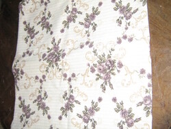 Beautiful vintage-style purple rose decorative pillow