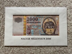 Hungarian Millennium 2000 Forint Banknote, in Original Packaging