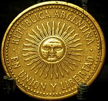 Argentína 5 centavo, 1992 F02A4V+