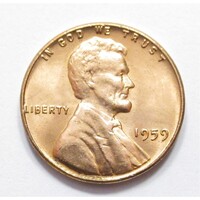 USA, 1 cent 1959 aUNC+ bronze