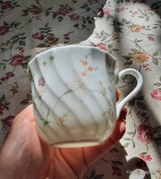 Gyönyörű csontporcelán finom mintájú Wedgwood teás csésze