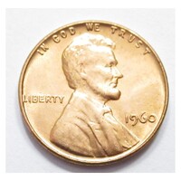 USA, 1 cent 1960 aUNC+ bronze