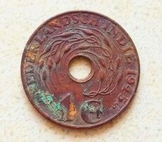 1945 Holland Kelet-India 1 Cent Ritka Érme!