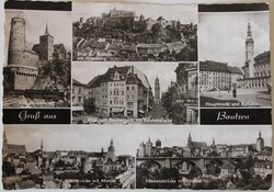 Képeslap, Németország, Bautzen, vár (K7)