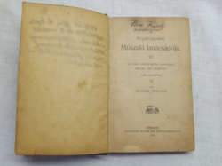 RARE MUSEUM ITEM! Blázsik: Railway Signal Operators Technical Advisor book (1904, Szekszárd) – Complete