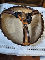 Rare Vintage Italian Ceramic Centerpiece / Serving Plate (Mid-Century, Handcrafted)