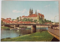 Képeslap, Németország, Meissen,Meißen, vár, kastély (K7)