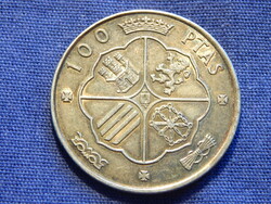Spanyolország 100 Pesetas 1966 (1966) 0.800-as ezüst 19 g.