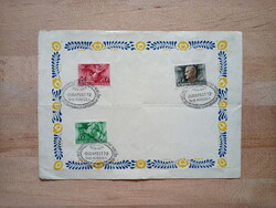 1940 Horthy országlásának 20. évfordulója emléklap alkalmi bélyegzés 1