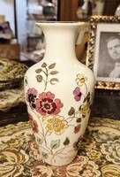 Zsolnay Butterfly Pattern Vase