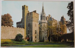 Képeslap, Wales, Cardiff ,vár, kastély (K7)