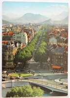 Képeslap, Franciaország, Grenoble  (K7)