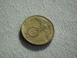 Németország, horogkeresztes birodalmi 5 Pfennig (Reichspfennig), 1938 F