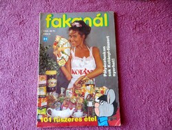 Régi retro Fakanál magazin (1992/4) - 101 fűszeres étel, Kotányi gyűjtői darab