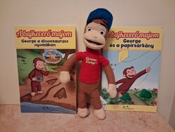 The Troublemaker Monkey: Following George the Dinosaur + George and the Paper Kite (like new)