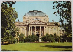 Képeslap, Németország, Wiesbaden, vár, kastély (K7)