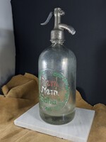 Antik, nagyon ritka Nem Nem Soha ! 1 literes szódás üveg