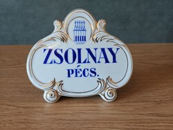 Zsolnay márkajel tábla
