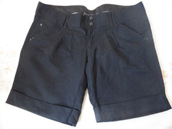 Stradivarius Basic fekete női rövidnadrág, short ( 40-es )