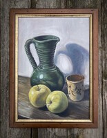 Csendélet almákkal 22x27