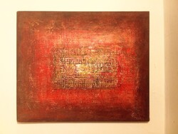 László Horváth visual artist (1951-): Painting within a painting