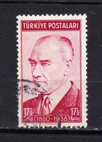 1939 Törökország 17.5 Kuruş Kemal Atatürk halálának első évfordulója