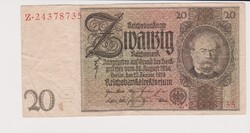 Német Birodalom 20 márka 1929  VF szép bankjegy  /B2/