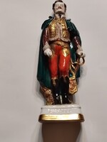 Ritka szép porcelán francia tábornokot ábrázoló figura