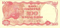 100 rupia rupiah 1984 Indonézia 1.