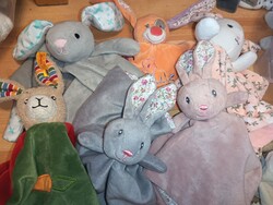 Bunny plush comforters 124. (Rascals, Baby Tex, Modern Baby, Steiff, Hapello) - Bunny naps 124.