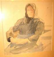 Guaranteed Authentic EDVI-ILLÉS ALADÁRNÉ / 1870-1958 / Grandma