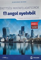 Érettségi mintatételek angol (80 tétel) és Érettségi mintafeladatsorok angol (8 írásbeli). 2 db.