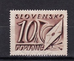 1942 Szlovákia 10h Illeték Bélyeg