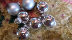 7 pcs Small Glass Ornaments / Christmas Tree Decorations, All in One