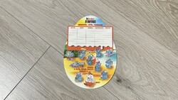Rare retro Kinder Surprise timetable (1995) - Elephants at the beach