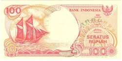 100 rupia rupiah 1992 Indonézia UNC