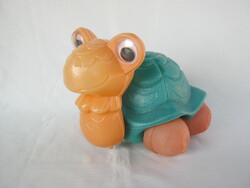 Retro Tobacco Shop Pull-String Plastic Toy Turtle