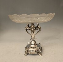 Hollóházi Neo-Baroque German Silver Centerpiece
