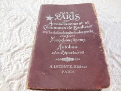 Térkép -  Plan de Paris par Arrondisement  - népszerű  párizsi térkép - kerületkre bontva  - utca je