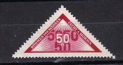 1939 Csehország és Morvaország 50h Személyes kézbesítési bélyeg