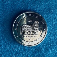 Németország - Germany - 2 euro - 2017 coin - Rheinland-Pfalz