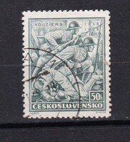 1938 Csehszlovákia 50h Pecsételt Bélyeg A vouziers-i csata (Franciaország) 20. évfordulója