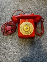 Red Rotary Phone CB667