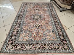 October Half Price!! Unique Handmade Cashmere Silk Rug 118x195 Excellent Condition MZ540