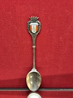 Silver Coffee Spoon with Decorative Handle