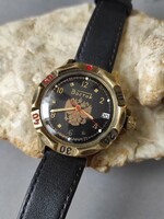 Soviet Beautiful Wostok Komandirskie 17 Jewels Mechanical Wristwatch