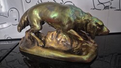 Zsolnay Hunting Dog