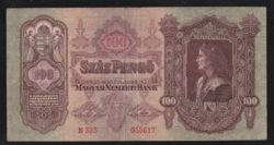 Száz Pengő 1930 Forgalmi papírpénz ( 1 )