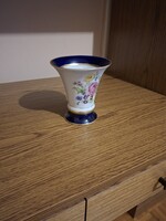 Royal dux bohemia porcelain vase, flowerpot. 15.5 Cm. Marked.